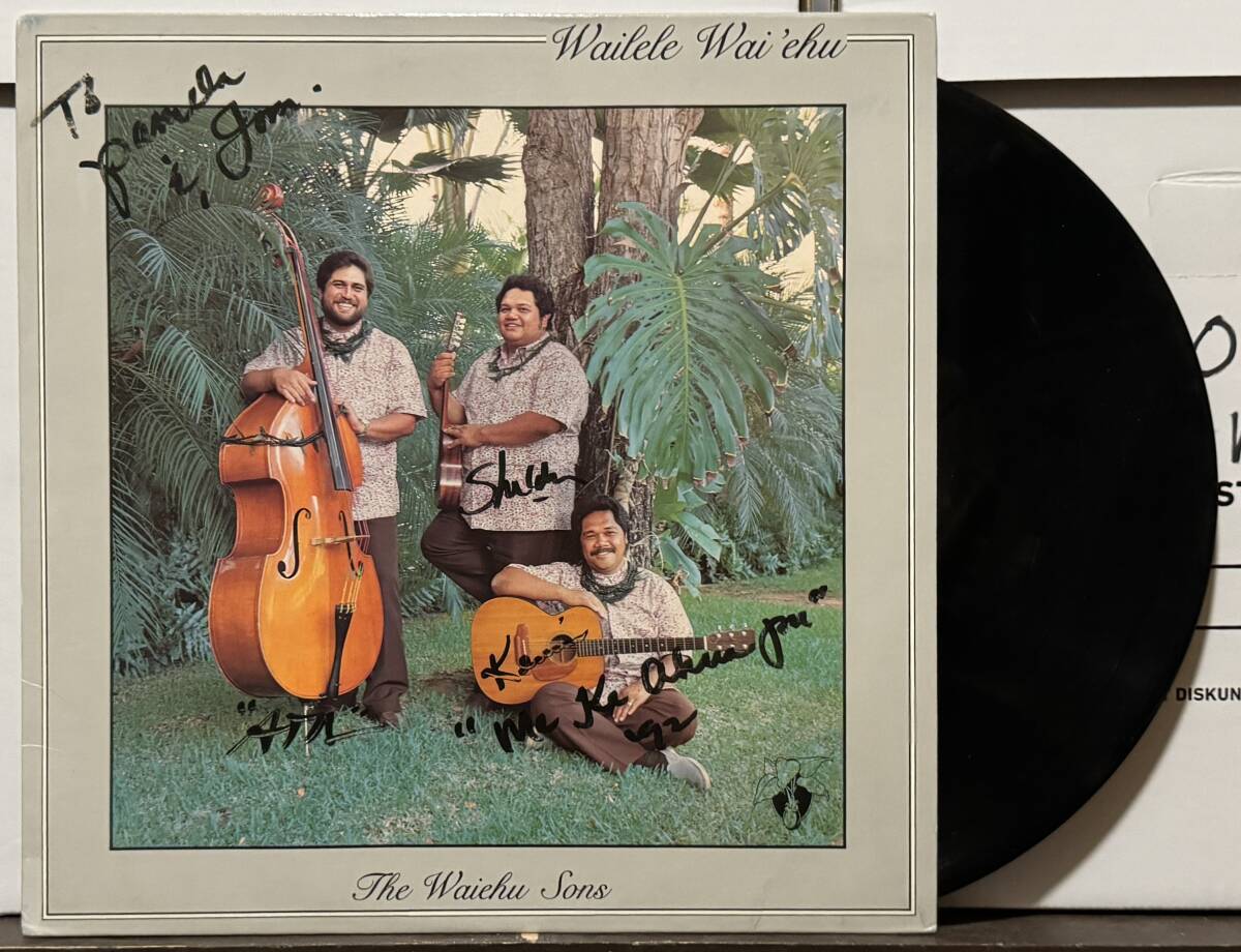 Hawaii LP Mellow Hawaiian Waiehu Sons/Wailele Wai`ehu　ハワイレコード_画像1