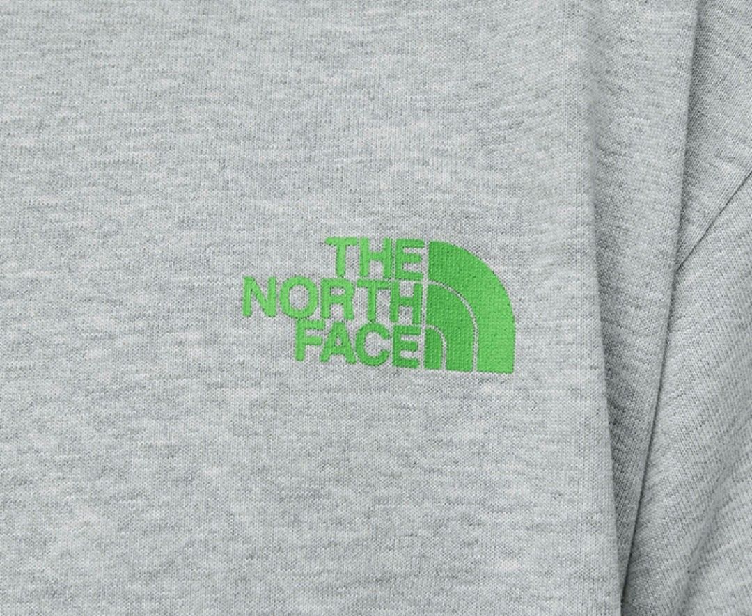 【新品未開封】NT32349 XL グレー THE NORTH FACE ノースフェイス バンダナスクエアロゴティー 半袖T 