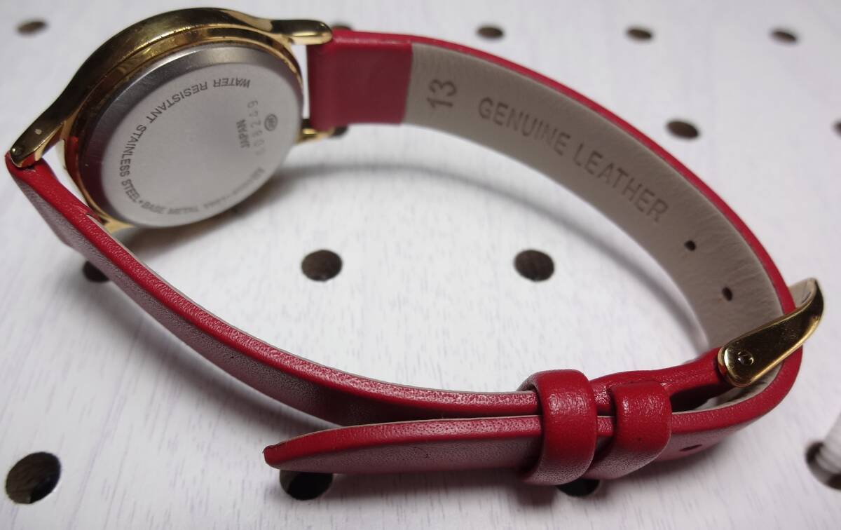 整備済 90年代 ビンテージ SEIKO ミニーマウス 着物 漢字 レディースウォッチ 腕時計 ディズニーランド限定 セイコーの画像8