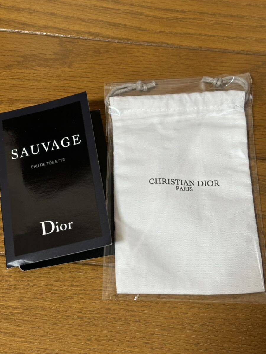 Dior Christian Dior SAUVAGEsova-juo-doto трещина духи образец 1ml Mini сумка мешочек 