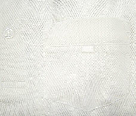 新品未使用 子供服 綿100% 長袖ポロシャツ 吸湿速乾 スクール キッズ 白 ホワイト 110_画像6