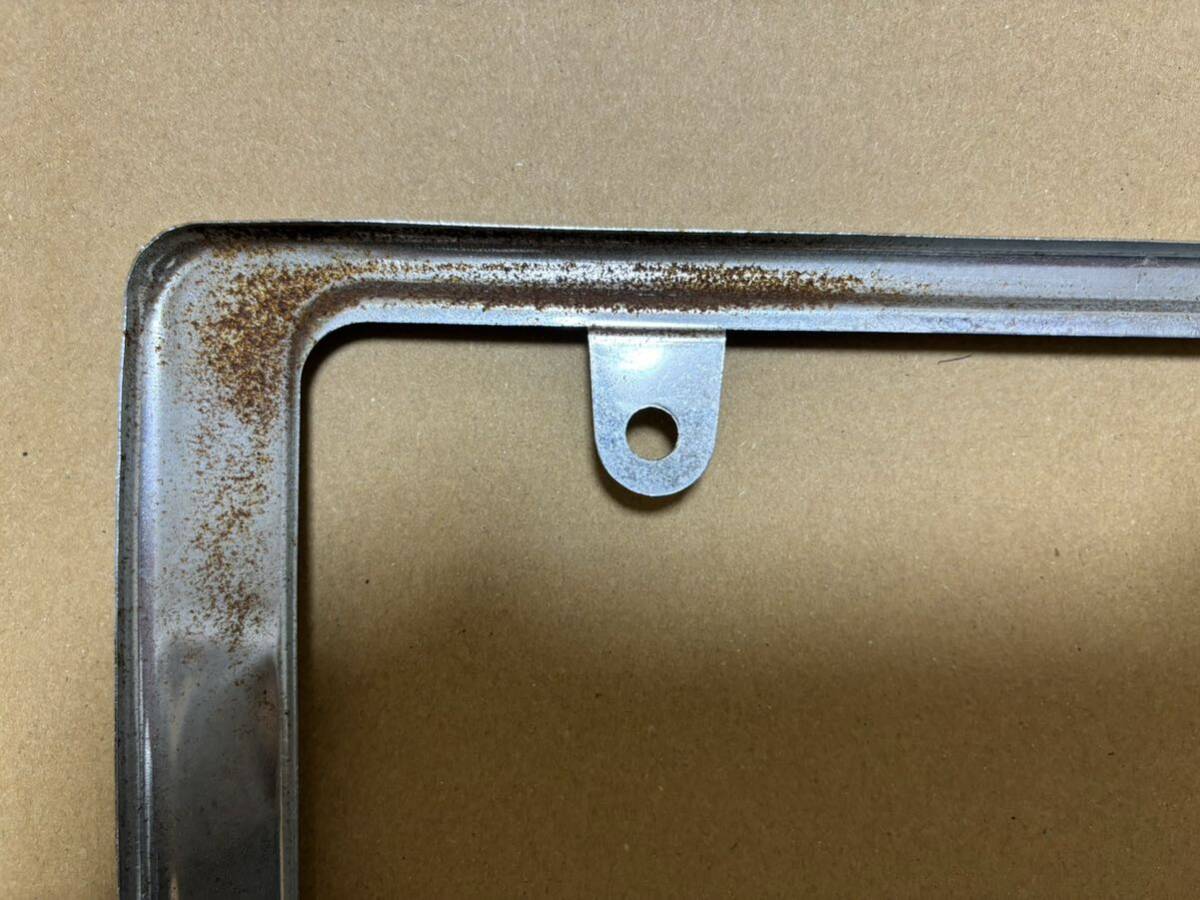 当時物　希少　ナンバーフレーム　旧車　街道レーサー　昭和レトロ　高速有鉛 当時物 希少 ナンバーフレーム 旧車 街道レーサー 昭和レトロ