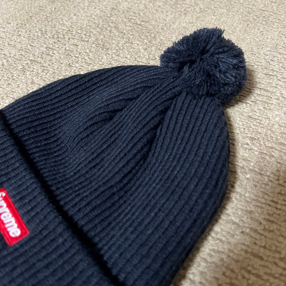 Supreme 14AW New Era FTP Beanie Black シュプリーム ビーニー small box logo