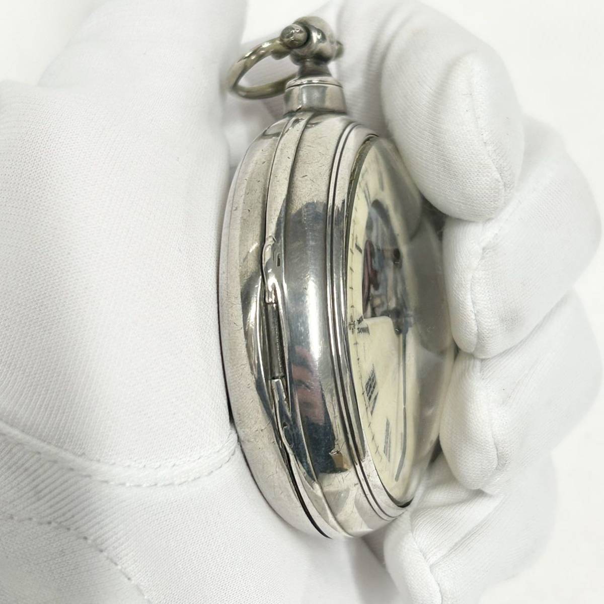 【1円スタート！！】アンティーク 懐中時計 イギリス製 KERRIDGE WIMBORNE 手巻き ポケットウォッチ ヴィンテージ Pocket Watch_画像8