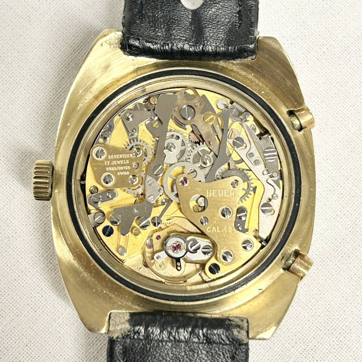 HEUER 114.603 Autavia Cal.12 Steel/Gold Plated Automatic Chronograph 42mm Vintage Heuer o-ta vi a Vintage автомат 
