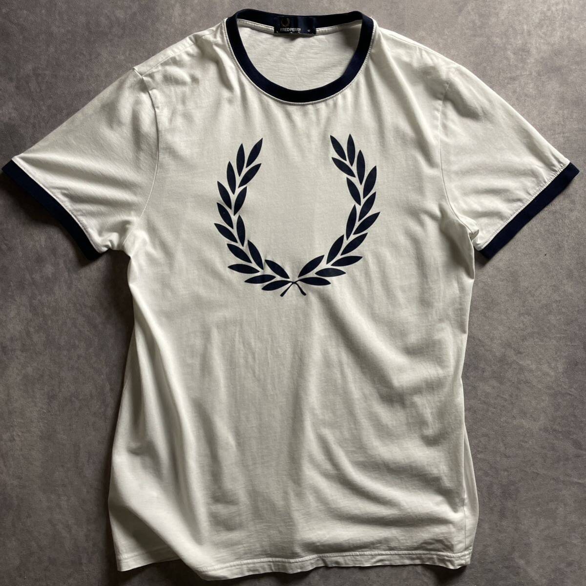  Fred Perry short sleeves T-shirt Lynn ga- neck M size 