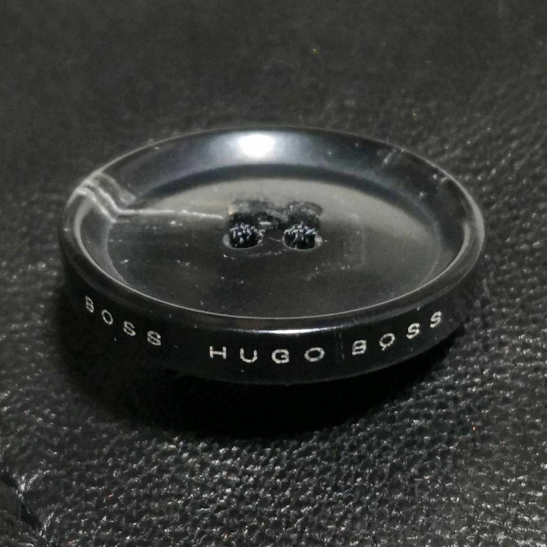 美品 L ヒューゴ ボス イタリアン ラムレザー ロング チェスター コート 黒 HUGO BOSS 羊革 シープ ブラック 本切羽 48 春物 スプリング_画像7