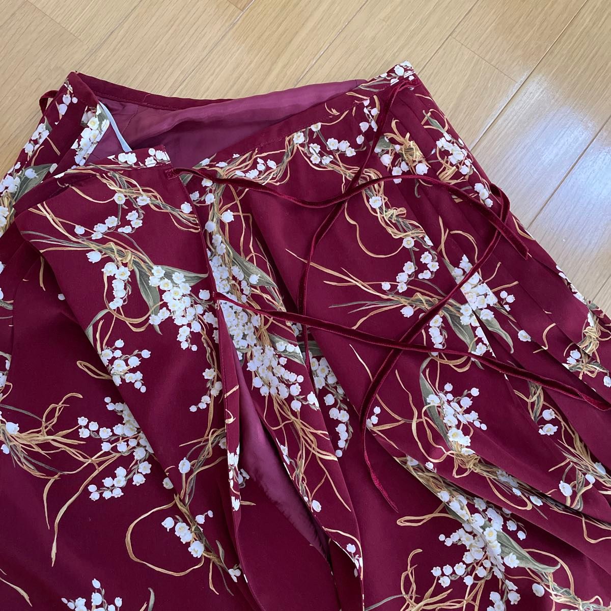 インゲボルグ ロング スカート 花柄　フリーサイズ