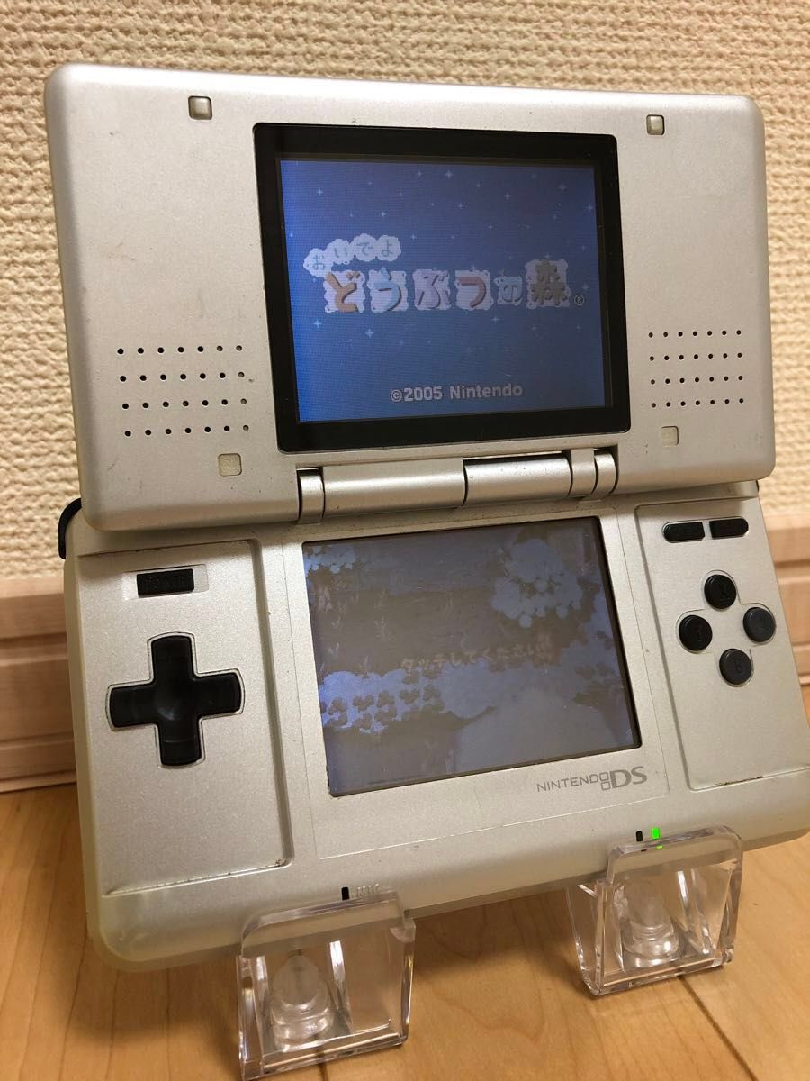 【動作確認済み】初代Nintendo DS (プラチナシルバー)本体、外箱付き