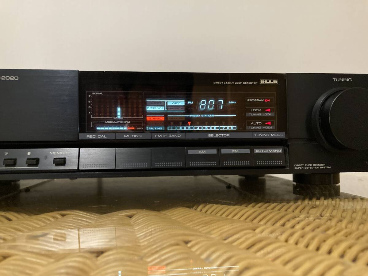 KENWOOD KT-2020 FM/AMチューナー 動作品 送料込み_画像2