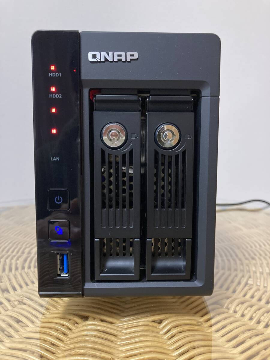 QNAP TS-253Pro NAS 2 Bay 8GB memory Junk postage included 