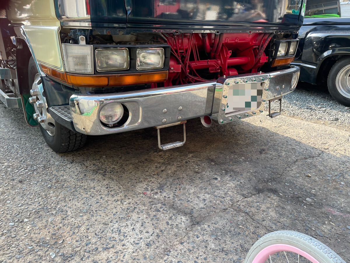  plating bus bumper step attaching NEW Canter pon attaching number frame 