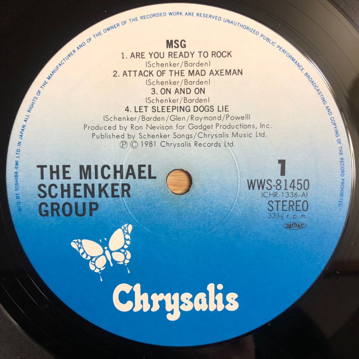 LP THE MICHAEL SCHENKER GROUP マイケル・シェンカー・グループ/MSG 神話['81年2作目:国内盤:解説付き:インナー・スリーヴ付き]の画像4