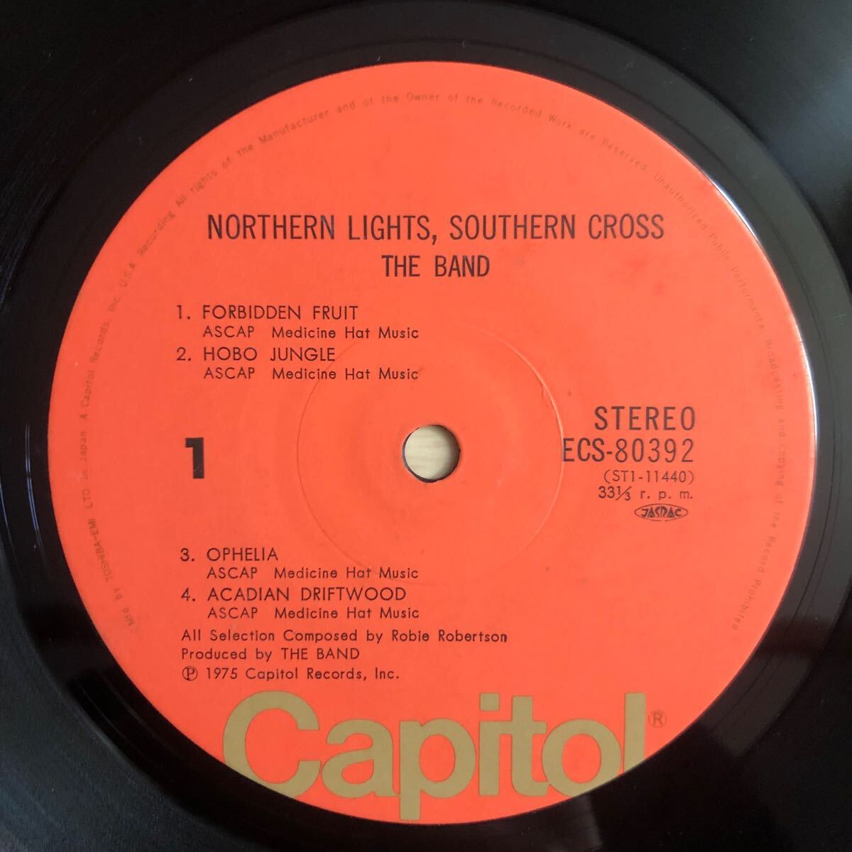 LP 美盤 THE BAND ザ・バンド/NORTHERN LIGHTS-SOUTHERN CROSS 南十字星[国内盤:解説付き:インナー・スリーヴ付き]の画像5