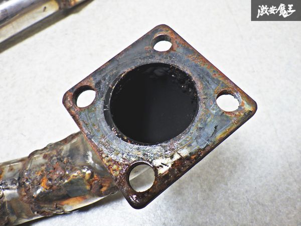 ワンオフ品 S130Z フェアレディZにて使用 汎用 ウエストゲート エキマニ側パイプ 解放パイプ セット 加工用に 即納 棚I-1の画像4