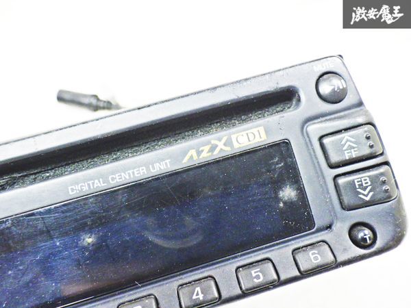 売り切り ADDZEST アゼスト AZX-DP1 AZX-CD1 CD プレイヤー デッキ オーディオ 1DIN プロセッサー 即納 棚N-2_画像4