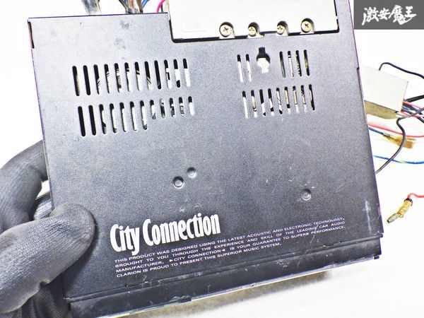 売り切り Clarion クラリオン City Connection シティコネクション RZ8000 カセットデッキ 旧車 即納 棚N-2_画像2