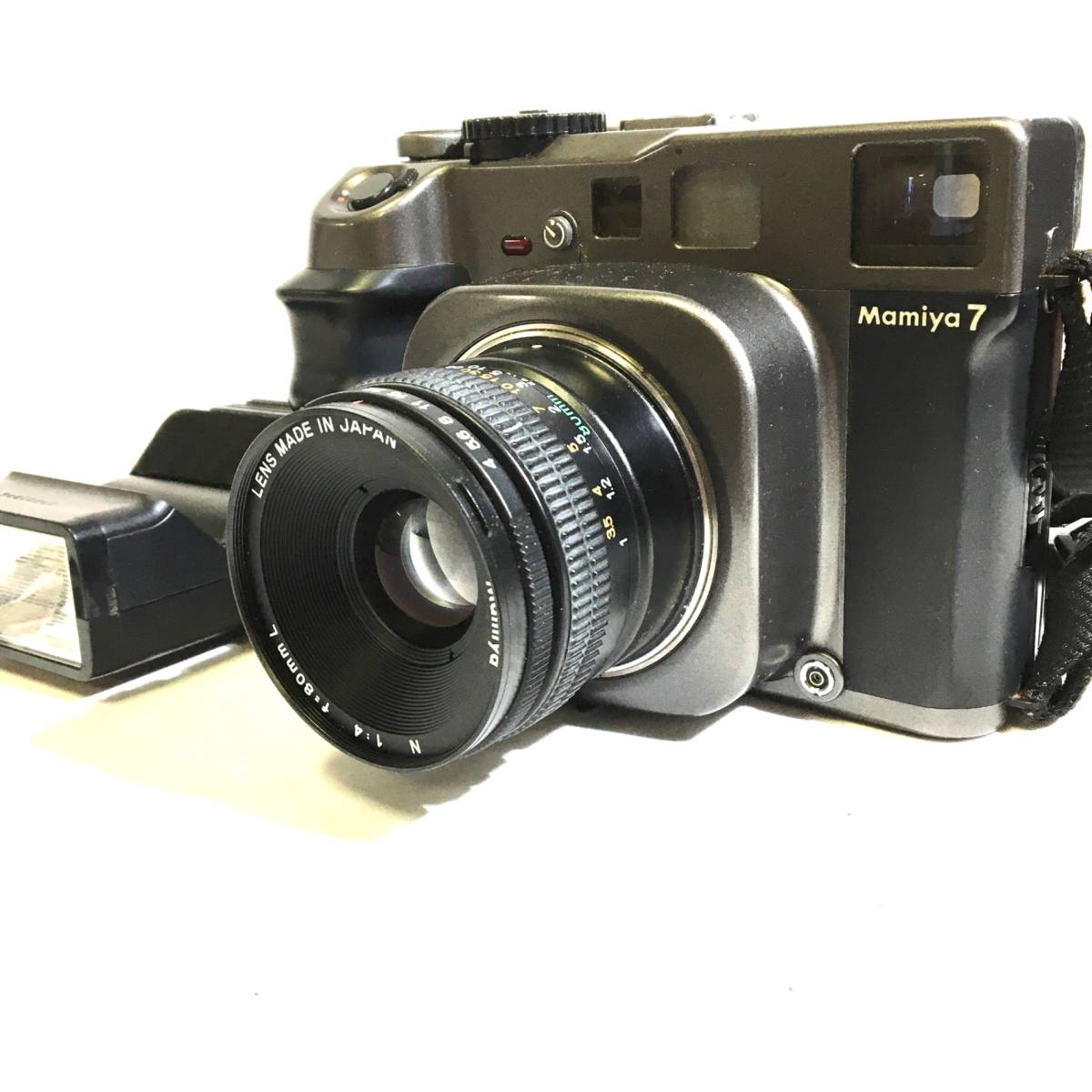 【動作確認済！】MAMIYA 7 マミヤ/Mamiya N 1:4 f=80mm L /stnpak auto22sr 【2421275-1/304/rgmry】_画像1