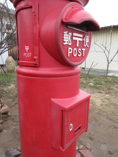 　鍵有り　郵便ポスト　綺麗です　郵便ポスト本物　本物昭和レトロポスト　 指定業者がご自宅まで搬送、設置いたします。_画像7