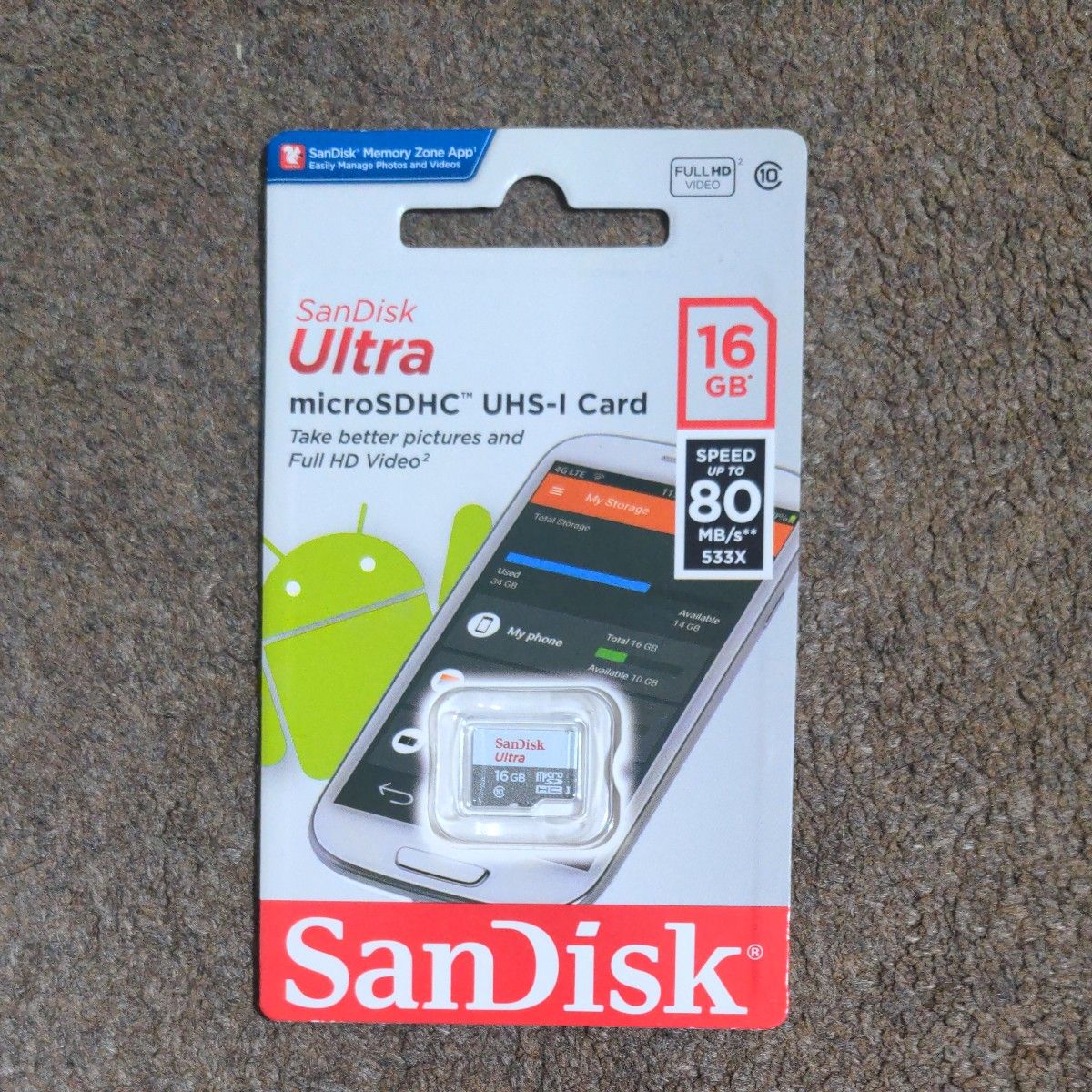 SDカード マイクロSDカード SanDisk Ultra microSDHC