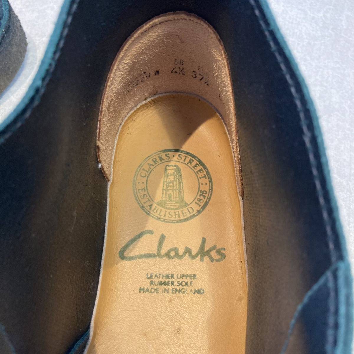 英国製 クラークス デザートブーツ GB4.5 極美品 Clarks UK ENGLAND製 vintage_画像5