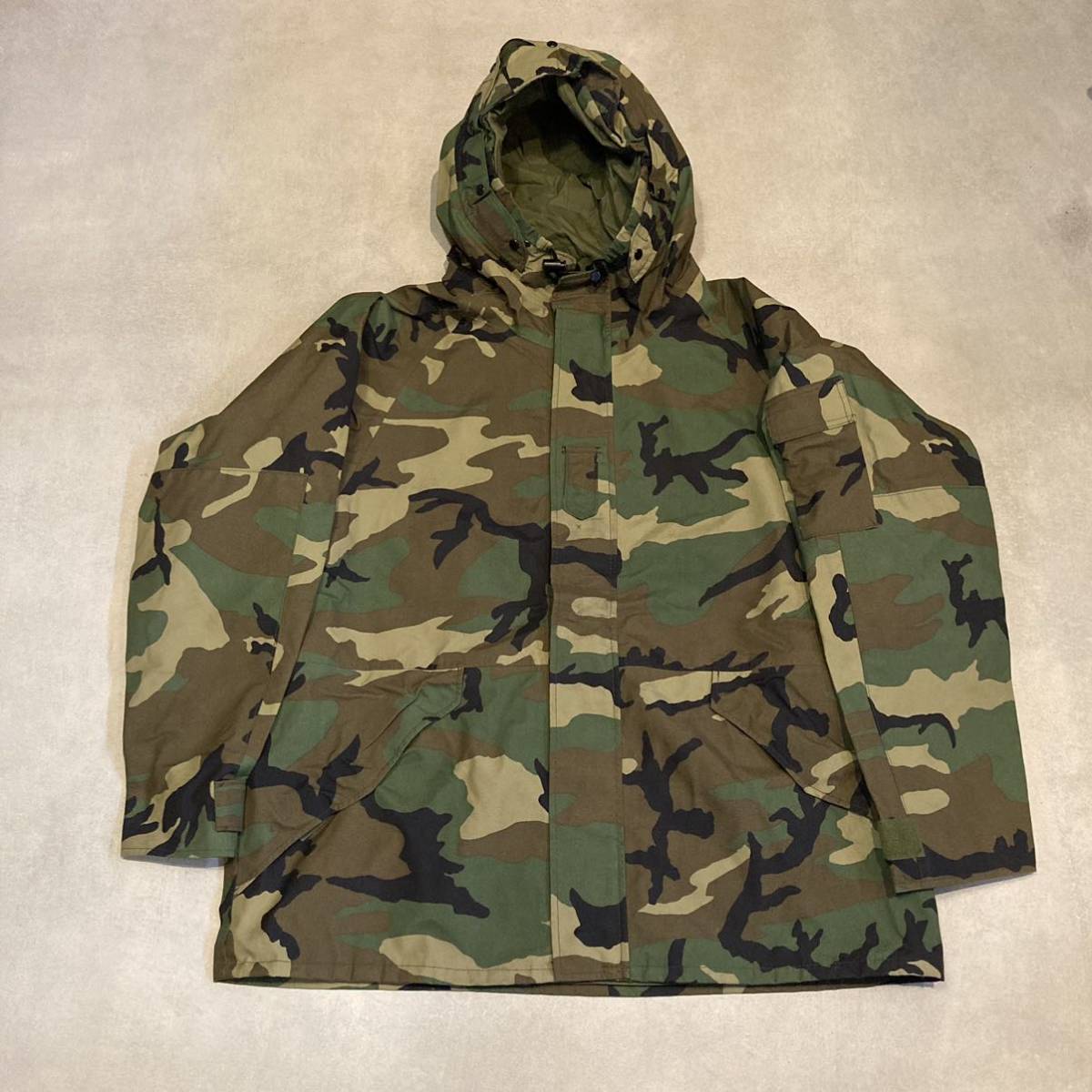 米軍 ECWCS GEN1 ウッドランドカモ ゴアテックス パーカー 迷彩　XL ARMY gore-tex_画像1