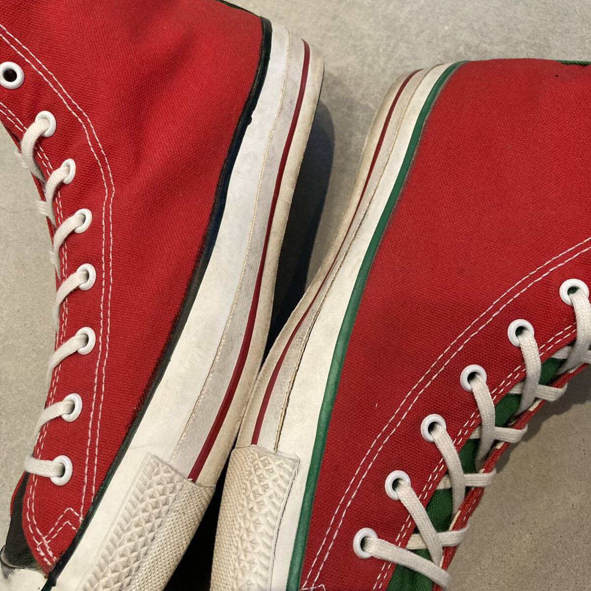 USA製 converse ALLSTAR X'mas 中古 11 ビンテージ コンバース オールスター 29.5cm クリスマス_画像10