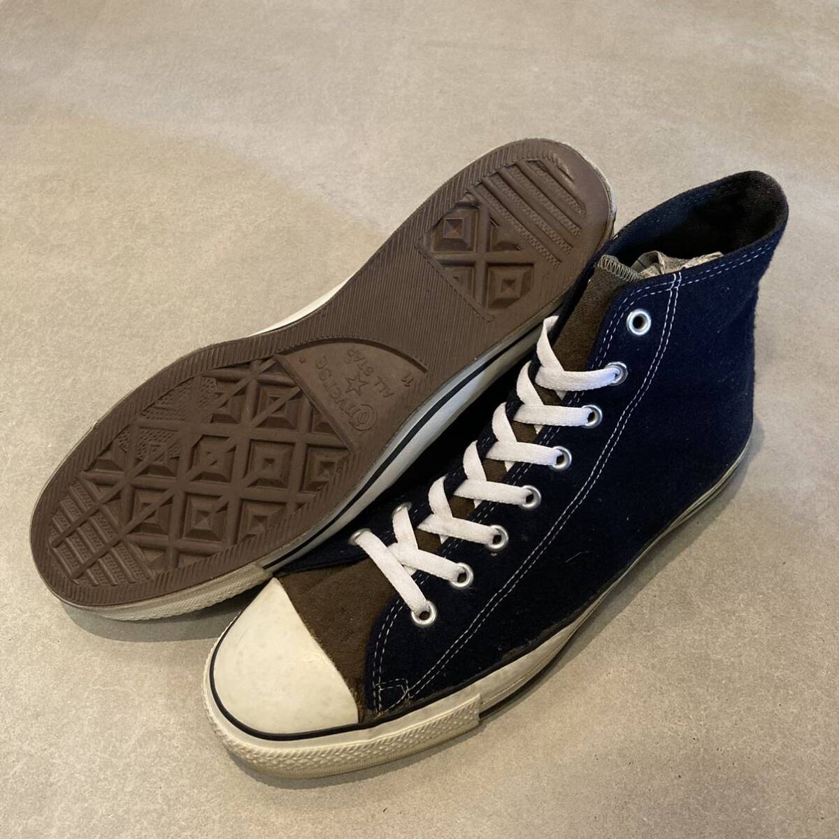 USA製 converse ALLSTAR フェルト 中古 11 29.5cm コンバース オールスター_画像4