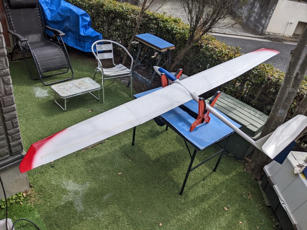  Germany * gel Hal dopo rack *RC slope glider * schale -* wing length 282cm* used * mechanism attaching * immediately ..