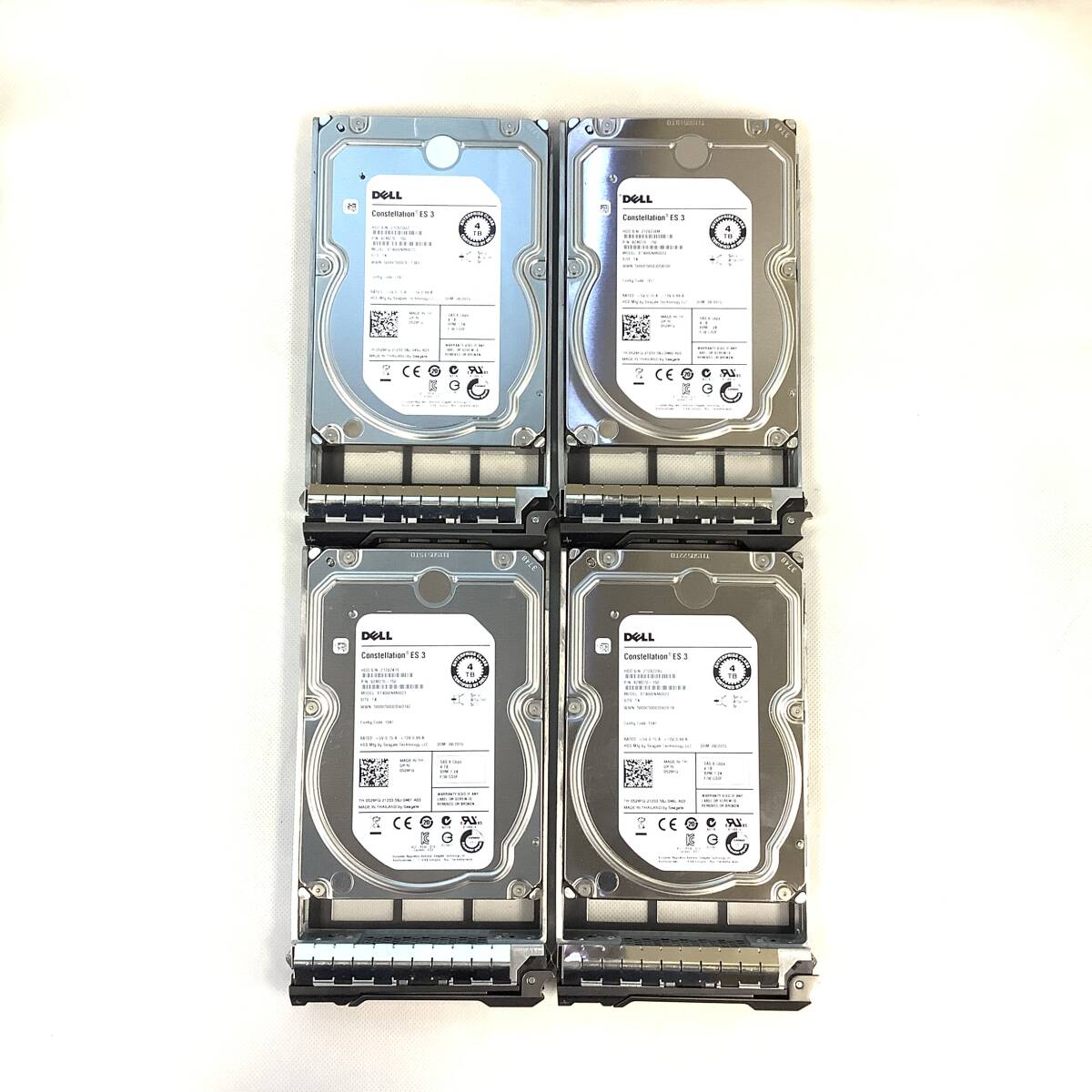 S6031464 DELL 4TB SAS 7.2K 3.5インチ HDD 4点【中古動作品】_画像1