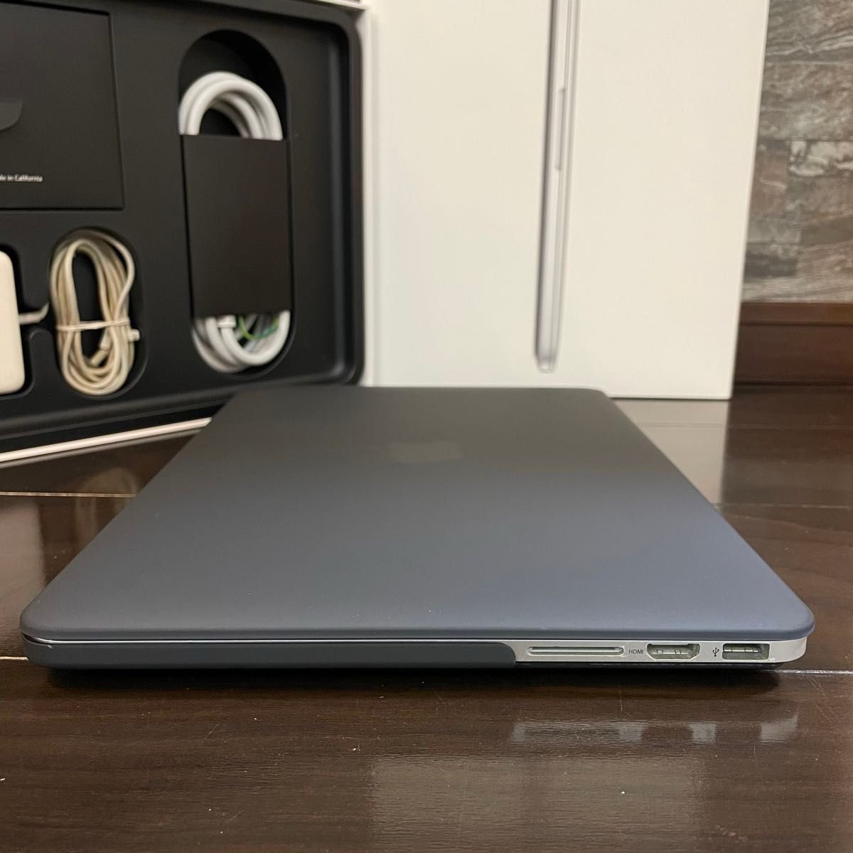 【新生活★応援】MacBook Pro Retina i5 SSD256GB Mac&Win11 CPUグリス新品 マットブラック