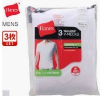 新品 (ヘインズ)Hanes 半袖Tシャツ 3枚パック Ｖネック 画像は使いまわしてます。サイズ LLですの画像1