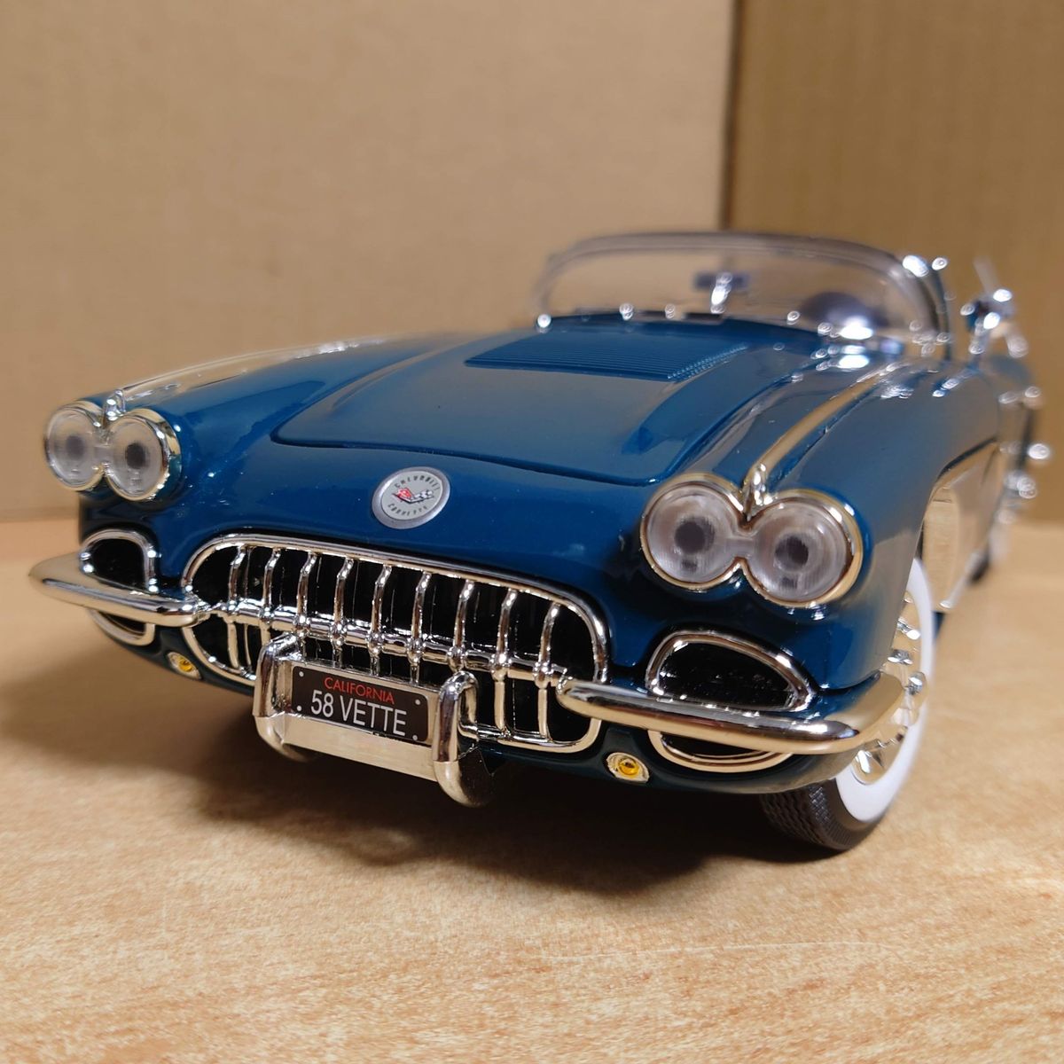 1/18 シボレーコルベット C1 1958 ブルー Chevrolet