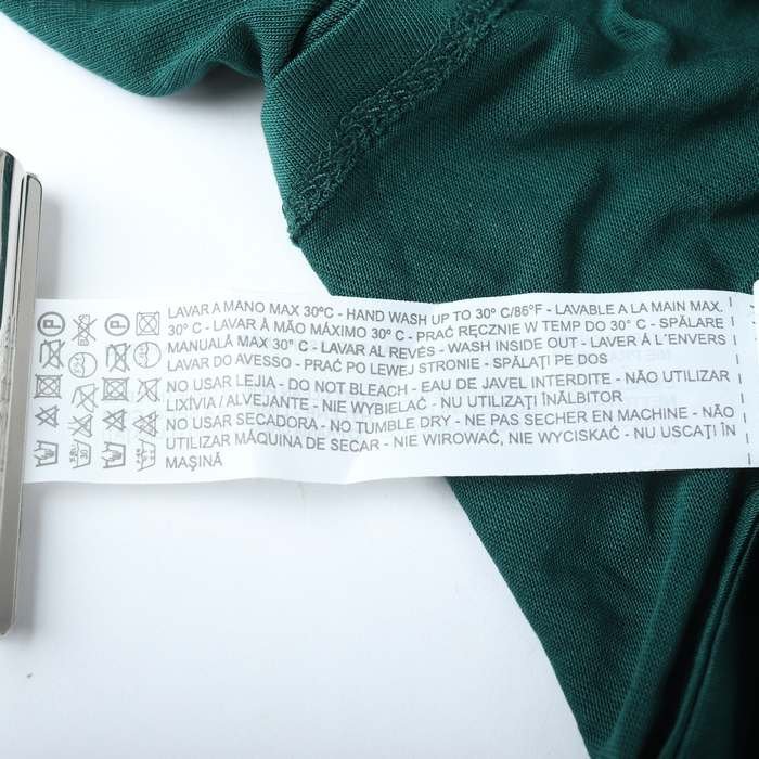 ザラ 長袖Ｔシャツ 七分袖 トップス シンプル レディース Sサイズ グリーン ZARA_画像7