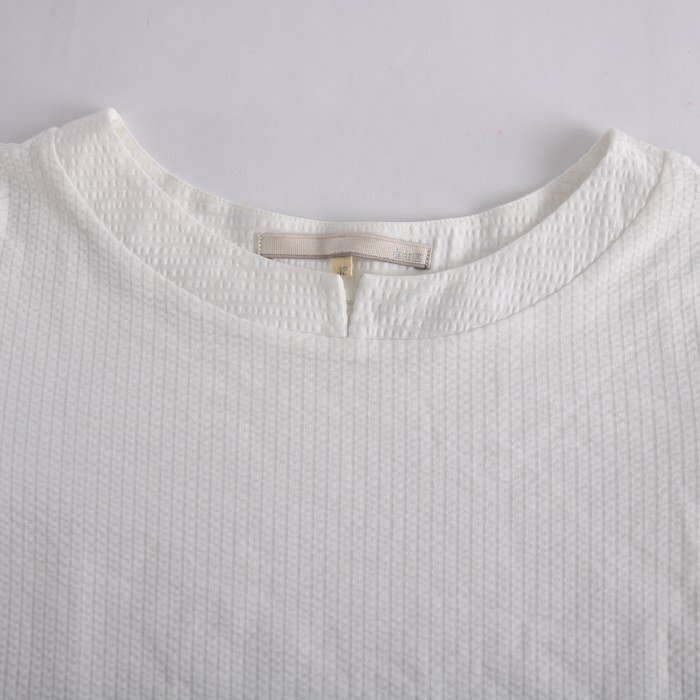 自由区 カットソー 半袖Tシャツ トップス シャツ オンワード樫山 レディース 32サイズ ホワイト Area Freeの画像4