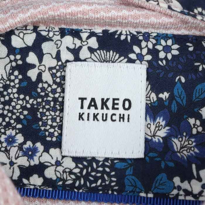 タケオキクチ ポロシャツ 半袖シャツ トップス カットソー ワールド メンズ 1サイズ ピンク TAKEO KIKUCHI_画像3