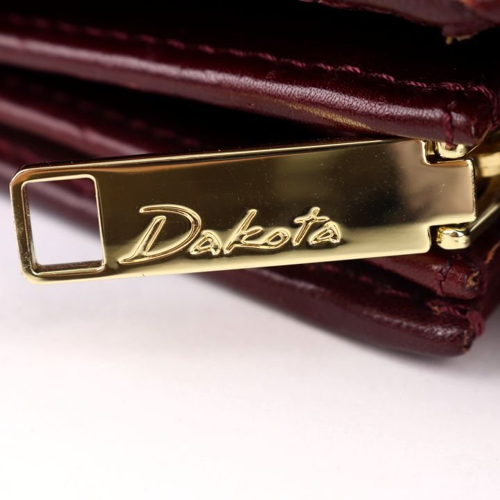 ダコタ 長財布 本革 レザー 小銭入れあり ロングウォレット ブランド 小物 レディース レッド Dakota_画像4