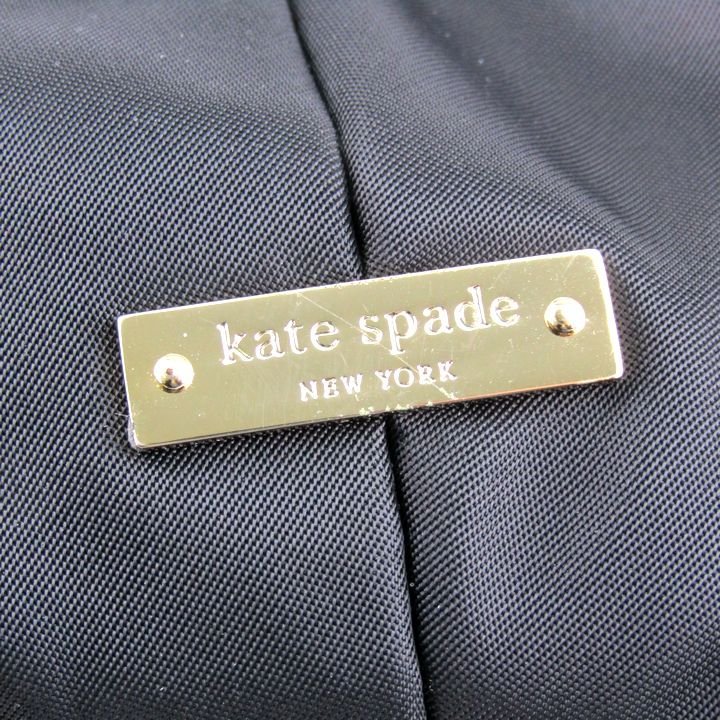 ケイトスペード ハンドバッグ ナイロン リボン トート ブランド 鞄 カバン 黒 レディース ブラック Kate Spade_画像4