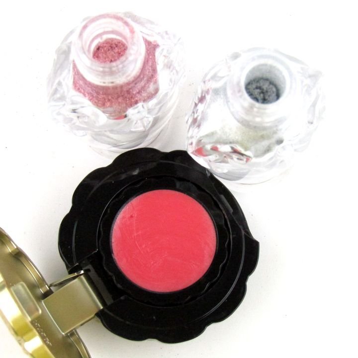  Anna Sui make-up powder etc. lip & face color other somewhat use 3 point set together cosme lady's ANNA SUI