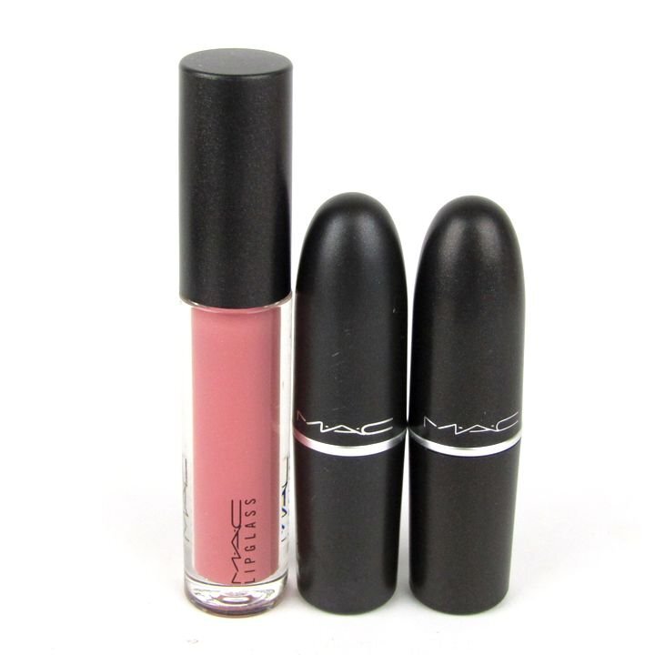  Mac lipstick lip glass Avalanche obki She's other unused have 3 point set together cosme lady's MAC