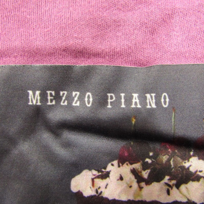 メゾピアノ 長袖Tシャツ グラフィックT キッズ 女の子用 M(150)サイズ パープル mezzo piano_画像6