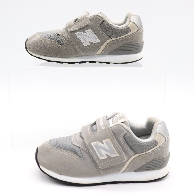 ニューバランス スニーカー 996 マジックテープ IZ996 GR3 シューズ 子供 靴 キッズ 男の子用 15.5サイズ グレー NEW BALANCE_画像8