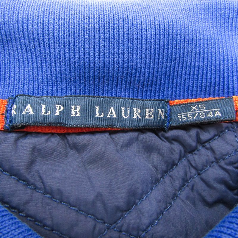 ラルフローレン 半袖ポロシャツ ビッグポニーロゴ キッズ 女の子用 XS 155/84Aサイズ ブルー RALPH LAUREN_画像3