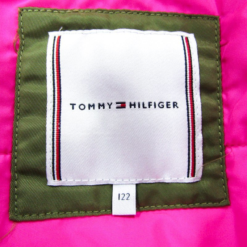 トミーヒルフィガー ミリタリージャケット MA-1 アウター キッズ 女の子用 122サイズ カーキ TOMMY HILFIGER_画像3