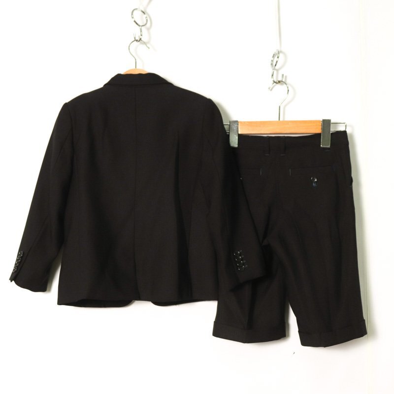 エニィファム スーツ ジャケット 半ズボン フォーマル 卒入園式 キッズ 男の子用 120サイズ ブラック anyFAM_画像2