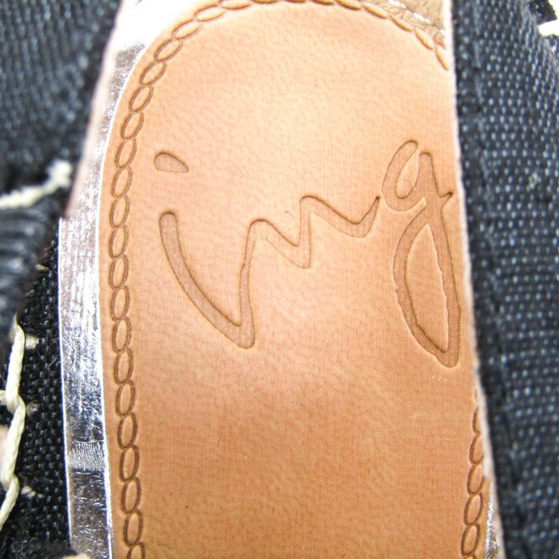 イング サンダル 未使用 厚底 ストラップ 靴 シューズ スペイン製 黒 レディース 37サイズ ブラック ing_画像3