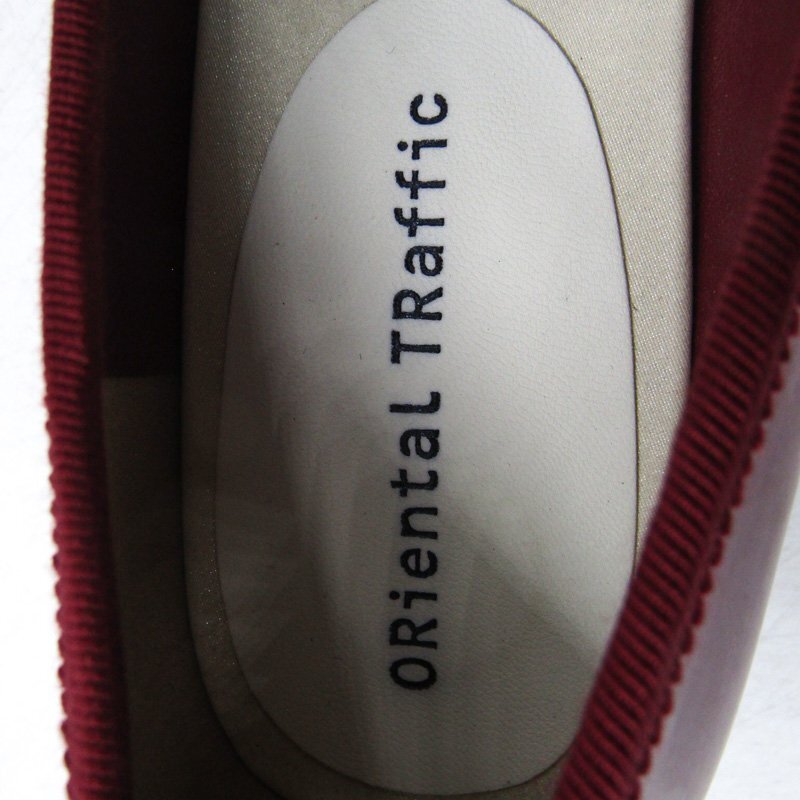 オリエンタルトラフィック パンプス ラウンドトゥ 美品 靴 シューズ 赤 レディース 37サイズ レッド ORiental TRaffic_画像3