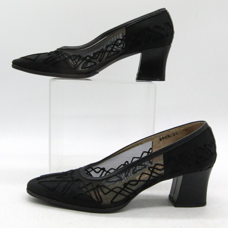 ニナリッチ パンプス メッシュ ブランド 靴 シューズ 日本製 黒 レディース 35サイズ ブラック NINA RICCI_画像8
