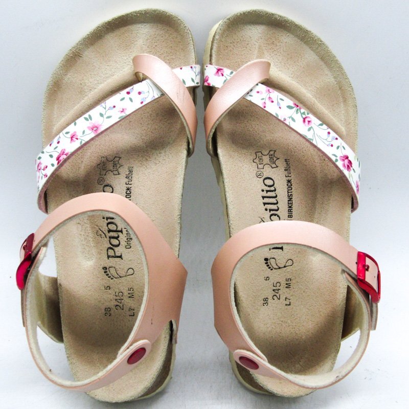 ビルケンシュトック サンダル コンフォート ブランド 靴 シューズ レディース 24.5サイズ ピンク BIRKENSTOCK_画像7