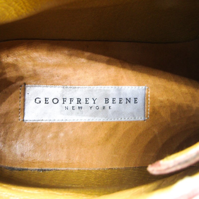ジェフリービーン チャッカ―ブーツ 幅広 3E ブランド 靴 シューズ 日本製 メンズ 26サイズ ブラウン Geoffrey Beene_画像3